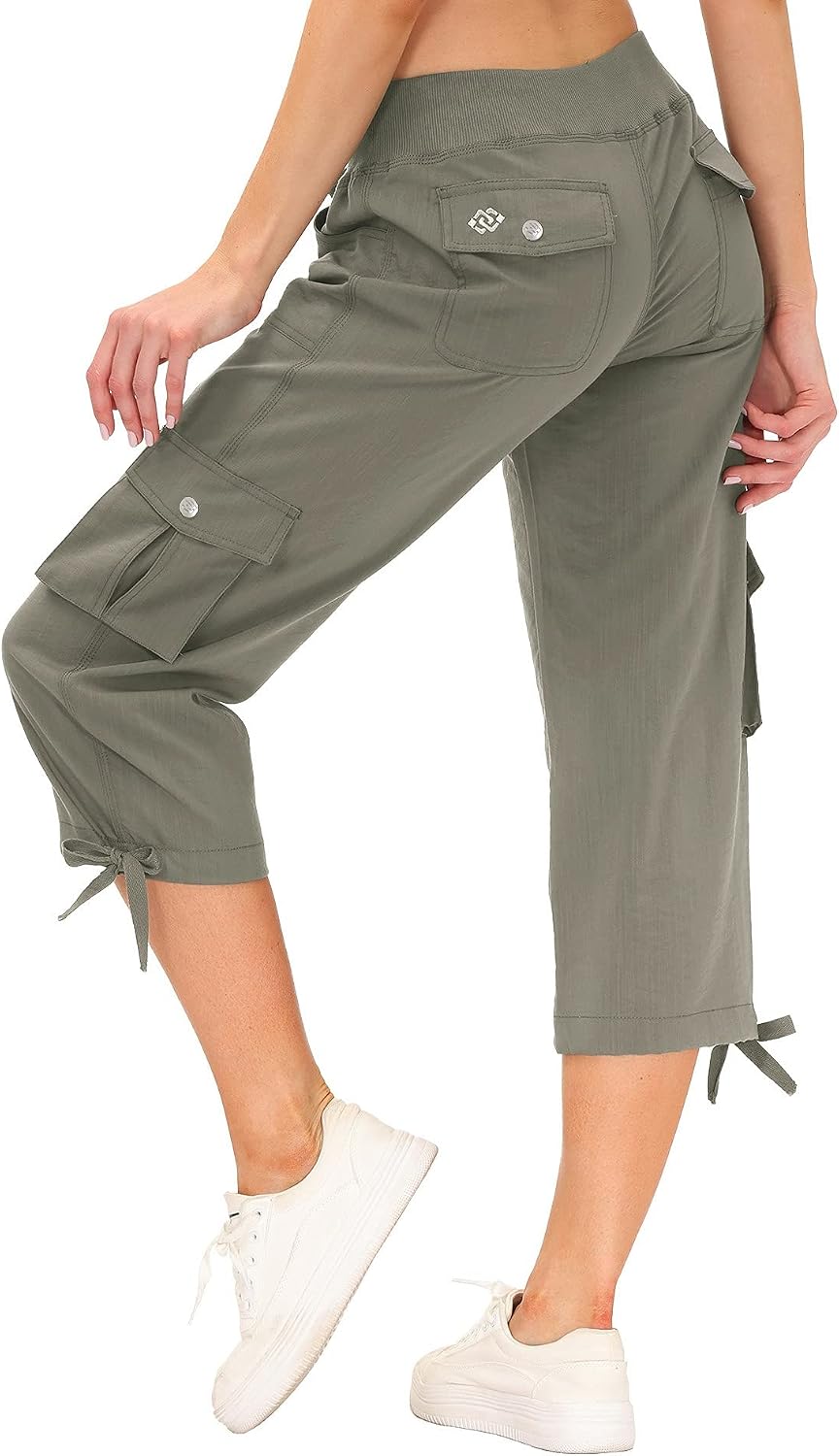 Detalle de MoFiz Women's 5.5" Cargo Capris