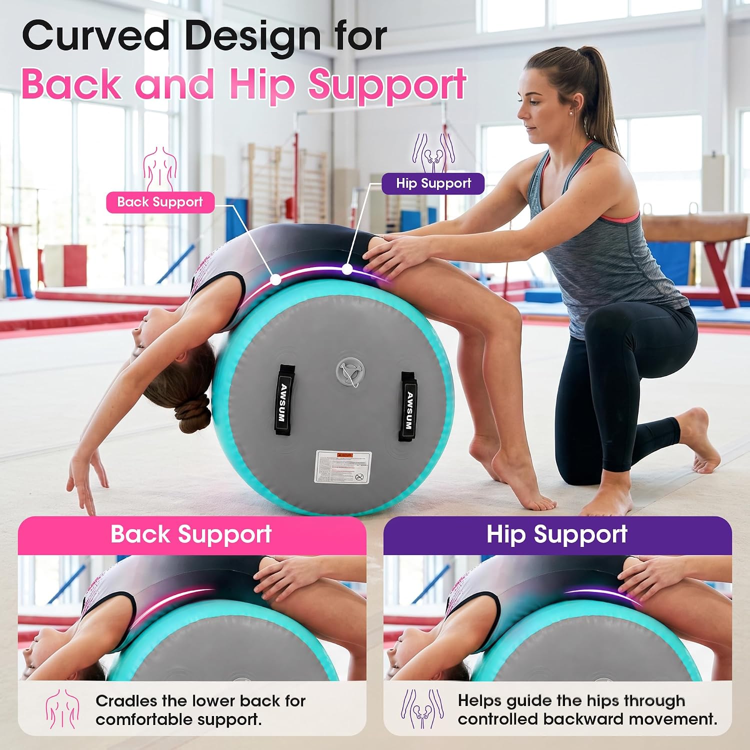 Detalle de AWSUM Gymnastics Barrel, PVC