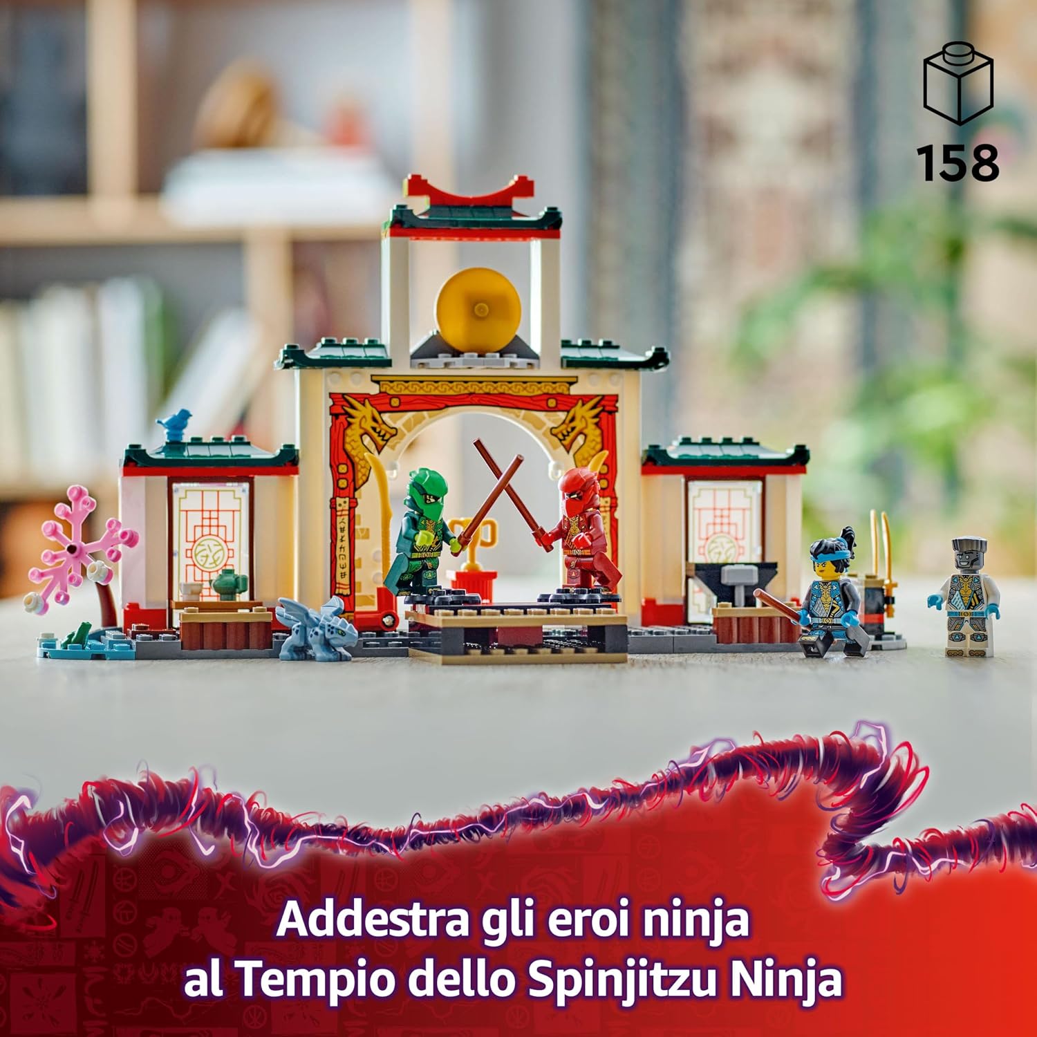 Detalle 2 de LEGO NINJAGO Spinjitzu Temple 4 anni 71831