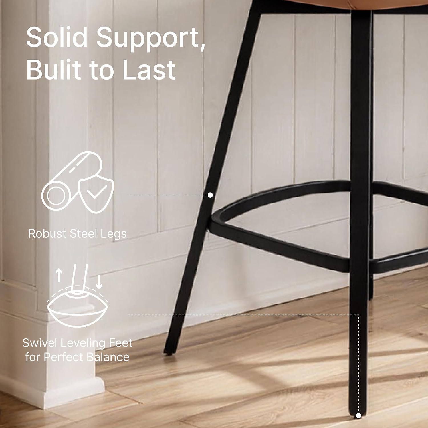 Detalle 2 de KISLOT Counter-Height Stools 26-Inch