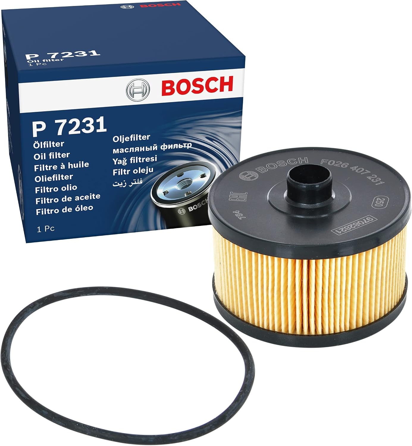 Bosch P7231 filtro olio 91 mm