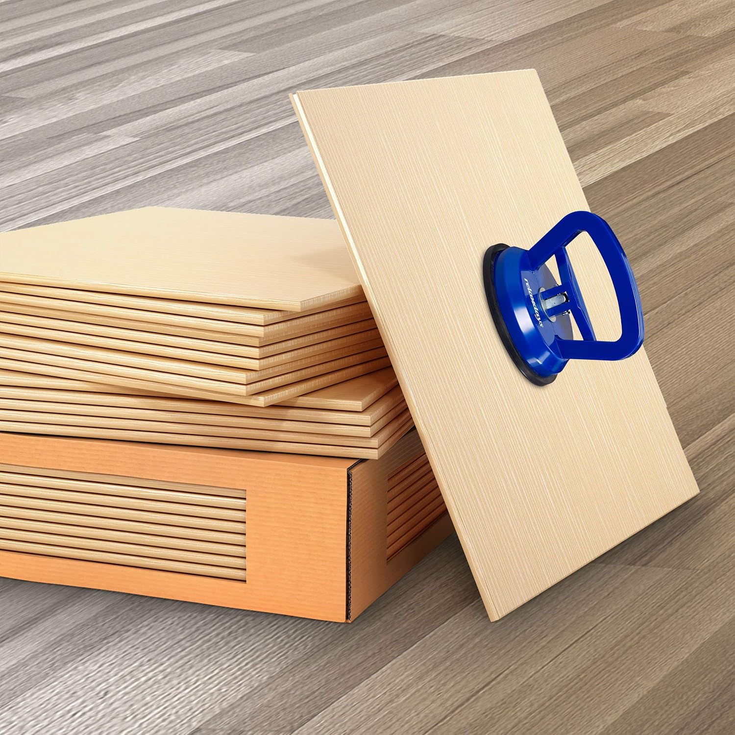 Thumbnail 2 de Relaxdays Ventosas para cristal Ø 12 cm 45 kg