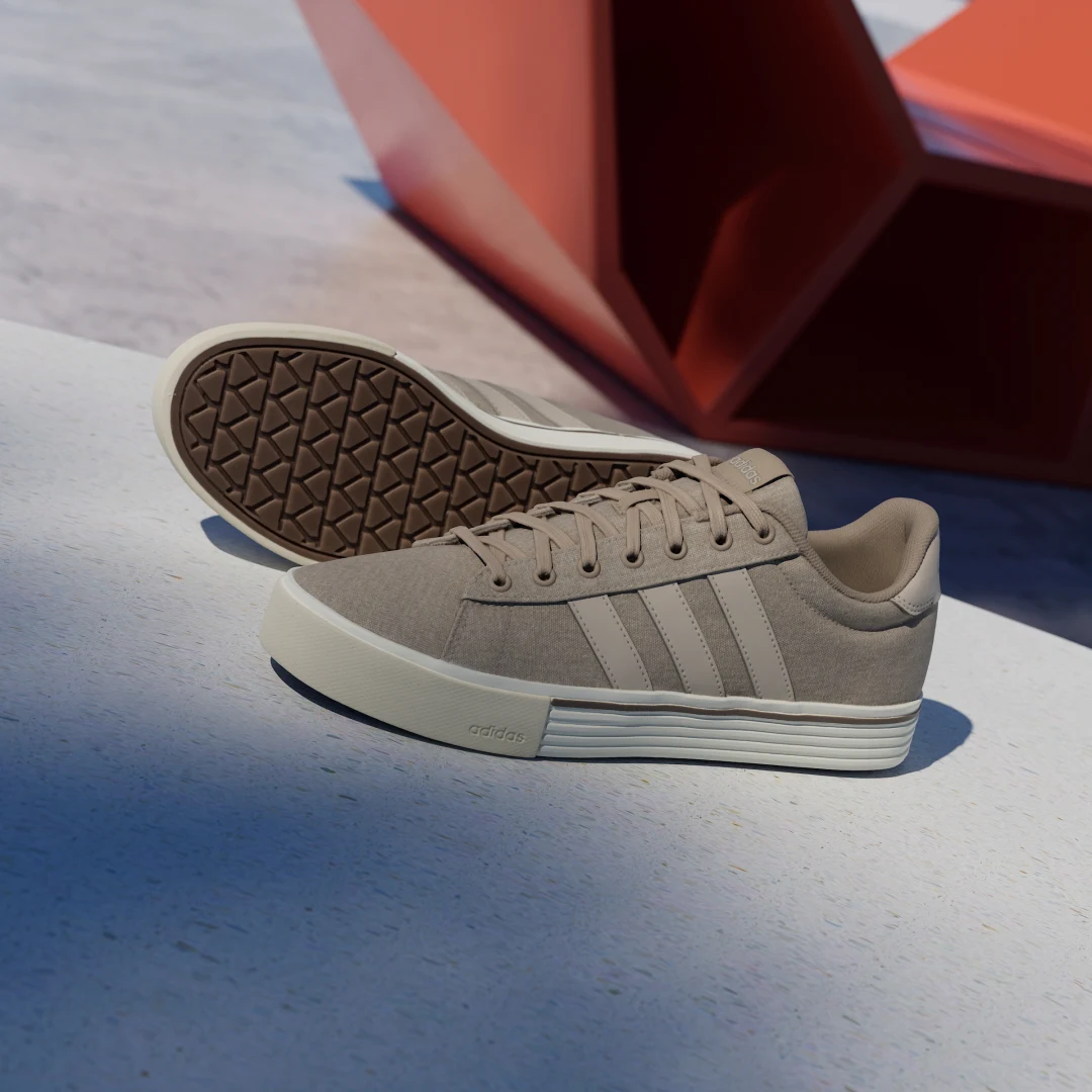 Detalle de Zapatilla Daily 4.0 de Adidas: verde casual para uso diario