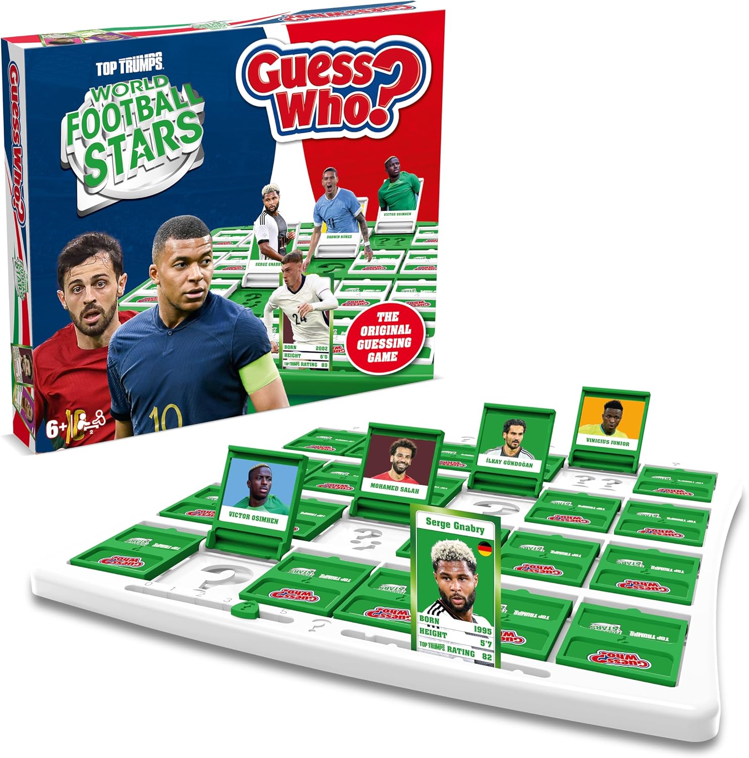 Detalle 2 de Winning Moves World Football Stars Guess Who? board game (ages 6+)