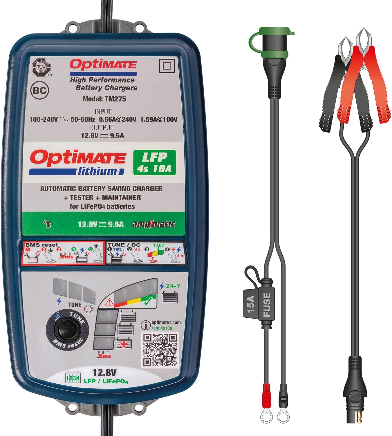 Detalle 2 de TecMate Optimate Lithium 4s 10A 12,8 V