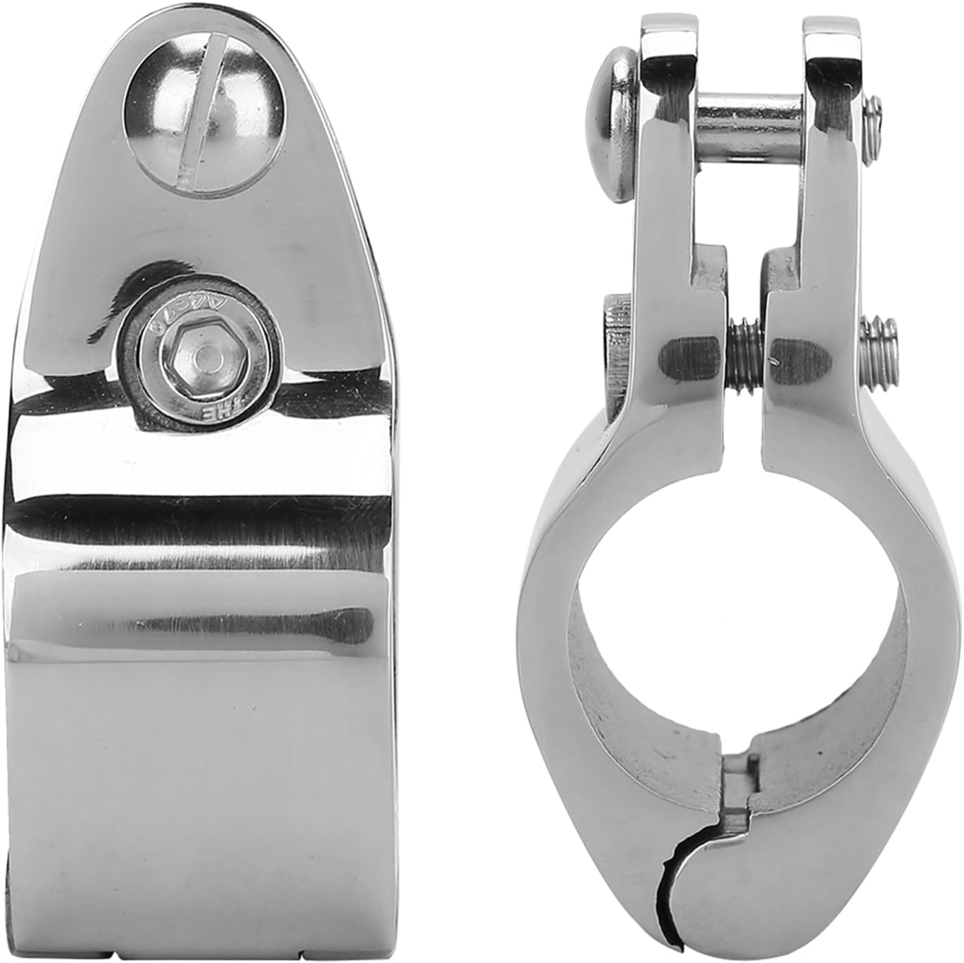 Detalle de EBTOOLS 25 mm käftslide för bimini i 316 rostfritt stål, 2-pack
