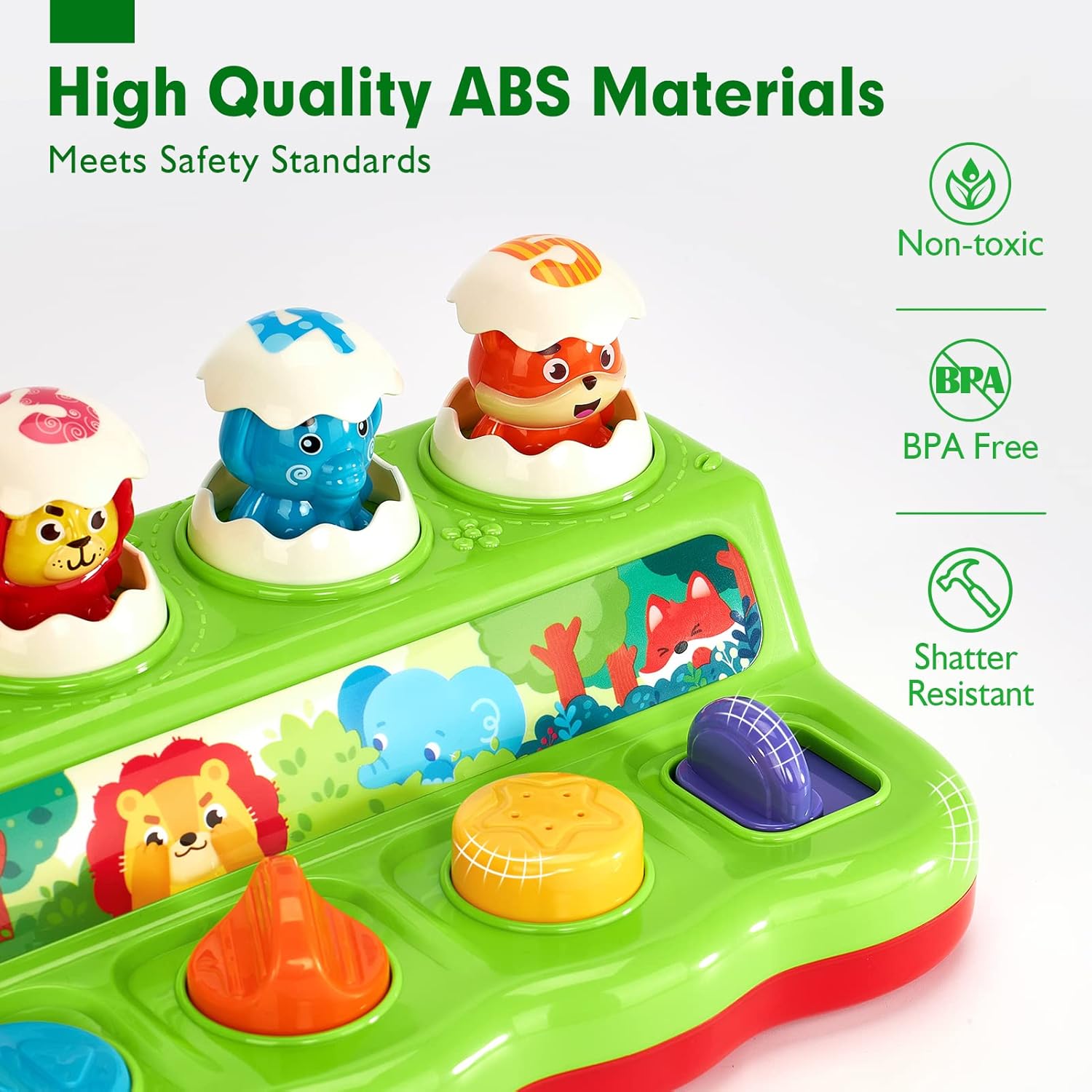 Thumbnail 6 de HAHALAND Pop Up Montessori Toys for 1 Year Olds with Hammers