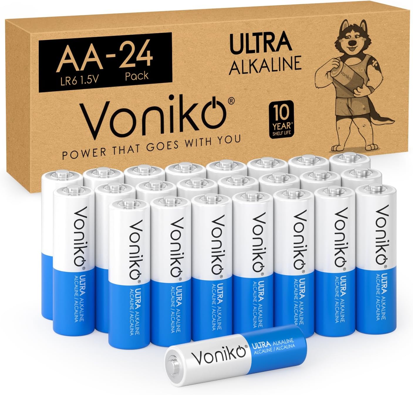 Thumbnail 6 de Voniko Premium AA Batteries 100 Pack 🔌