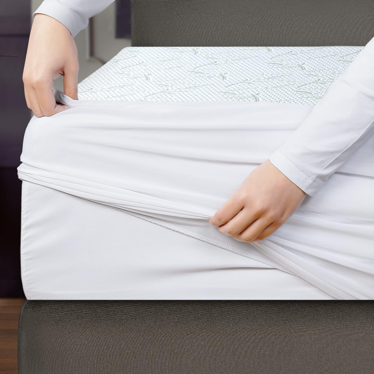 Detalle 2 de Utopia Bedding Coprimaterasso Singolo 90x200x30 cm