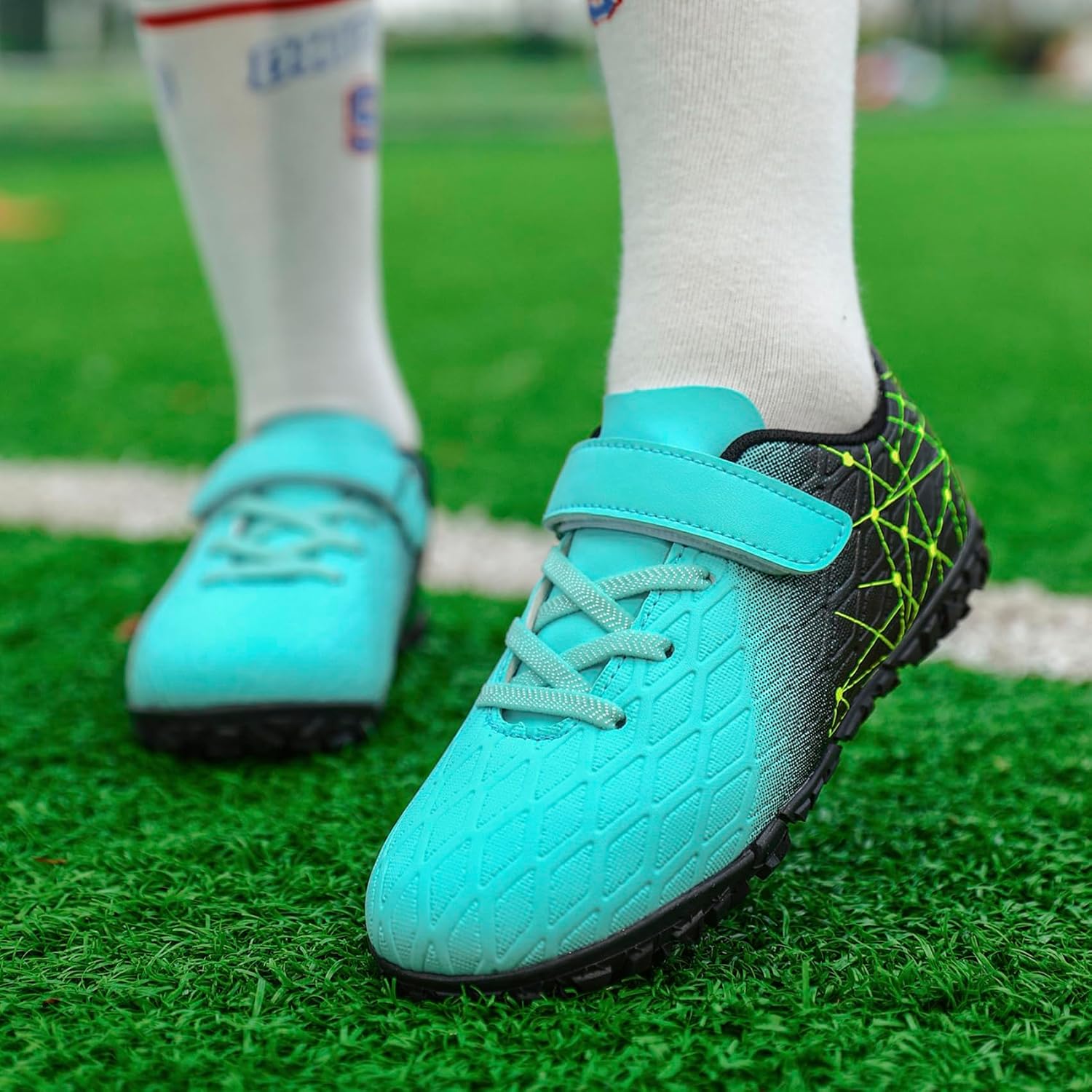Thumbnail 1 de PiDaGlobal Kinder Fußballschuhe Hallen