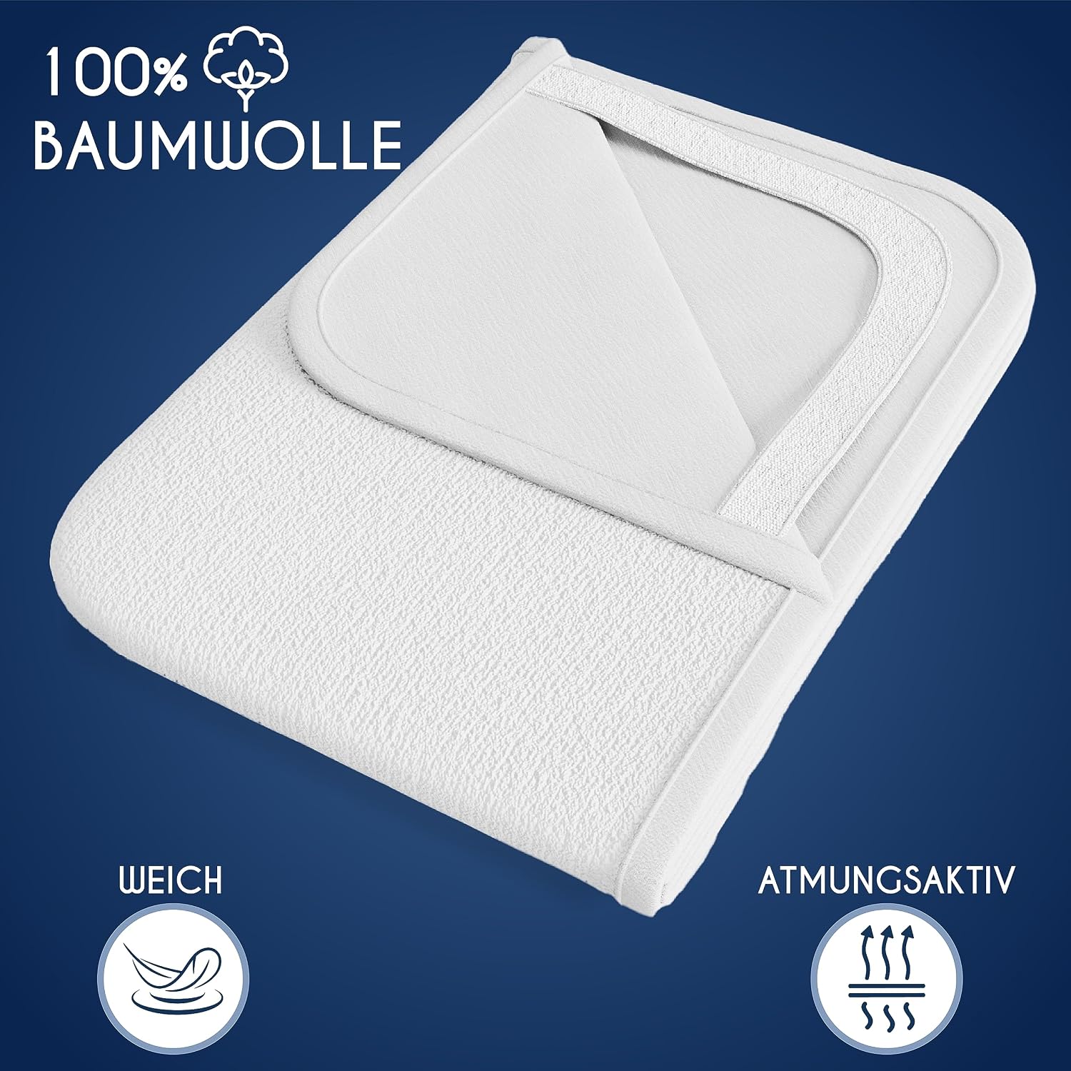 Thumbnail 4 de Dreamzie Matratzenschoner 70x140 Baby wasserdicht – 2er-Set, Oeko-TEX zertifiziert