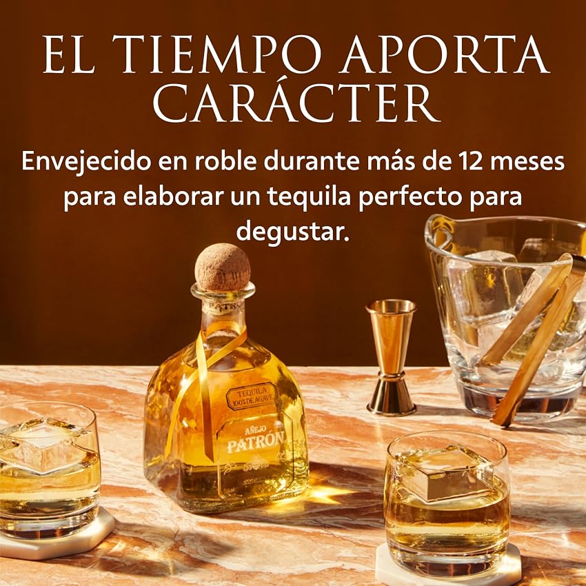 Thumbnail 2 de PATRÓN Añejo Premium Tequila 70 cl 🥃
