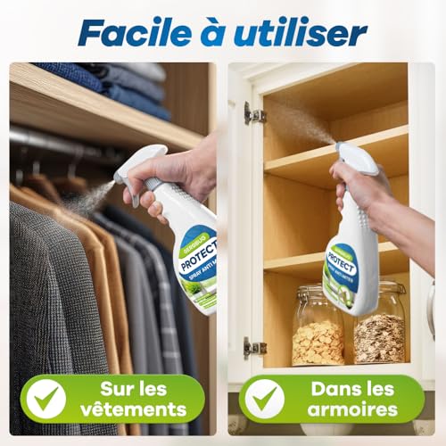 Thumbnail 3 de GEROBUG Spray Anti-Mites 500 ml – Protection simple et efficace contre les mites alimentaires et vestimentaires