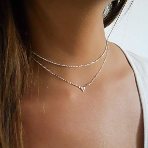 Thumbnail 4 de Annika Bella Silver Rope Chain Choker Necklace for Women