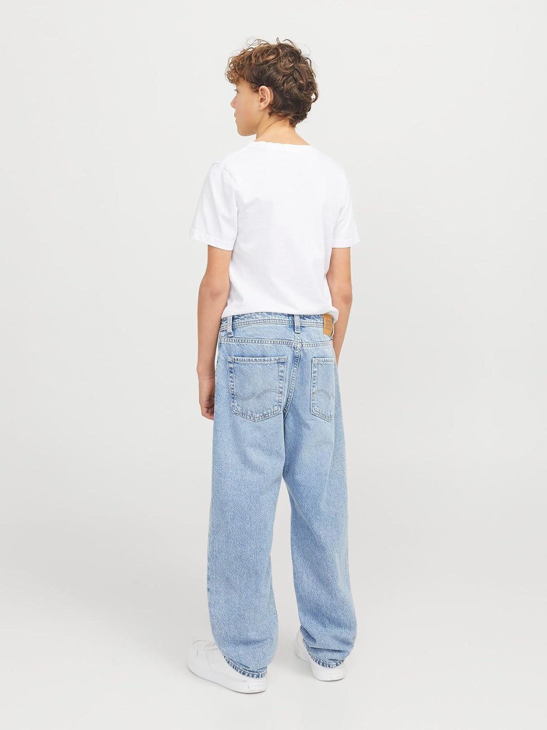 Detalle de JACK & JONES JJichris Relaxed Fit Jeans – Practical Everyday Denim