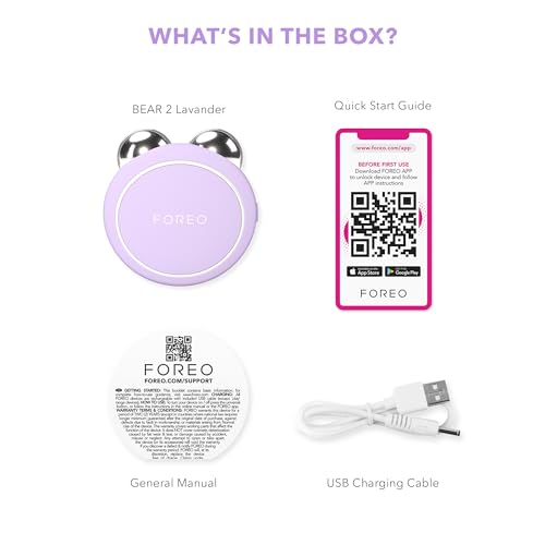 Detalle de FOREO BEAR 2 go — appareil micro courants visage liftant et tonifiant de voyage