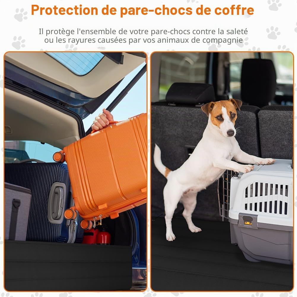 Detalle de Flintronic Protection de Coffre 96x64 cm – Protection universelle pliable pour chien et bagages