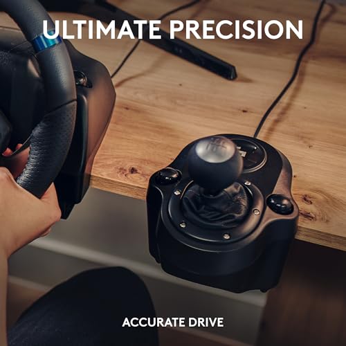 Detalle de Logitech G Driving Force Shifter: Six-Speed H Pattern for G29/G920/G923 on PC