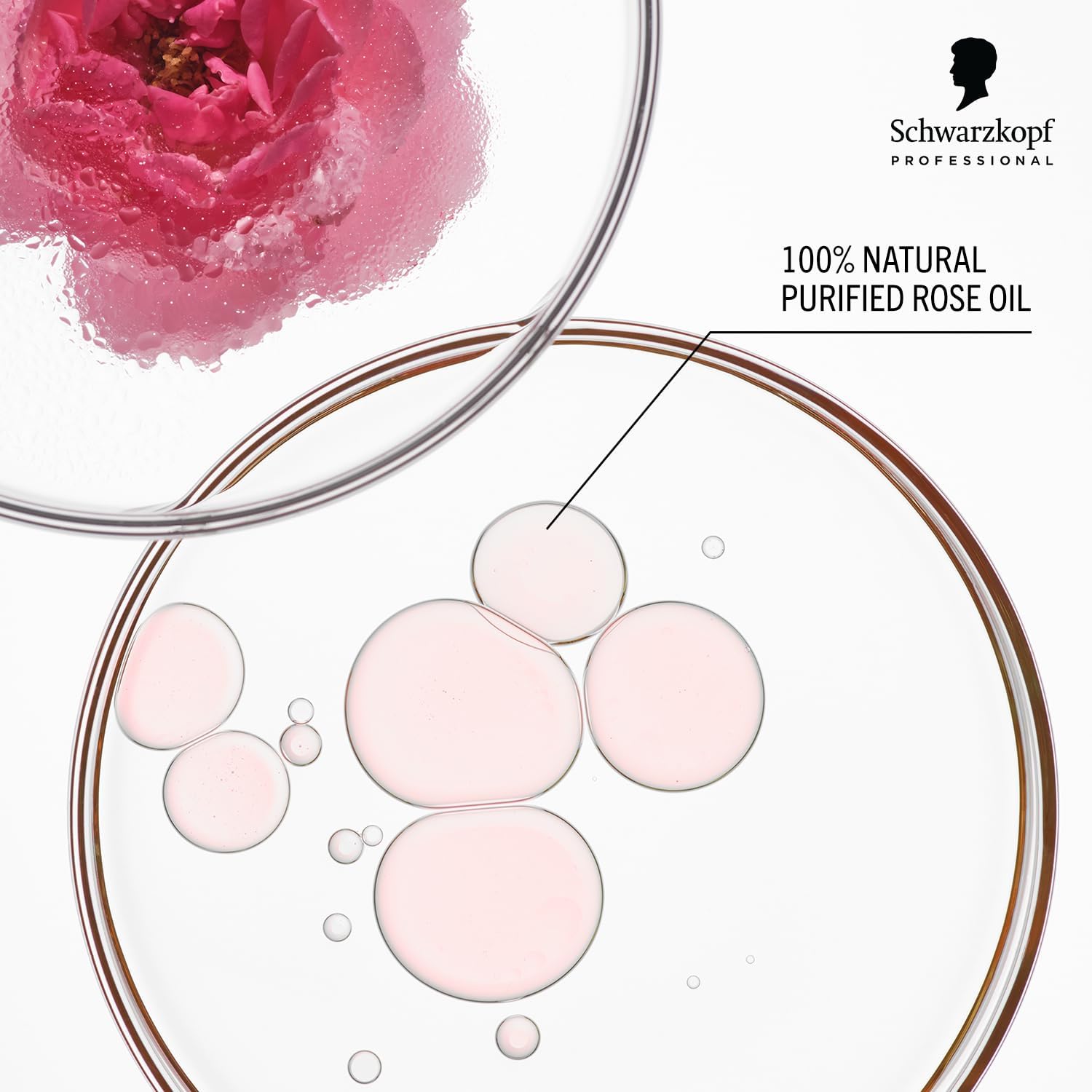 Detalle de Schwarzkopf Professional Oil Ultime Rose Finishing Oil (100 ml) for fine to normal hair