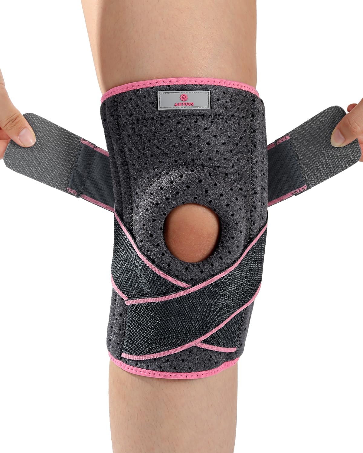 Detalle de ABYON ML-UK-BDHX Adjustable Knee Brace with Side Stabilizers