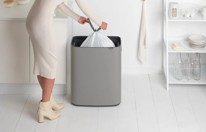 Thumbnail 19 de Brabantia Bo Touch Bin 60 L Mineral Concrete Grey 🗑