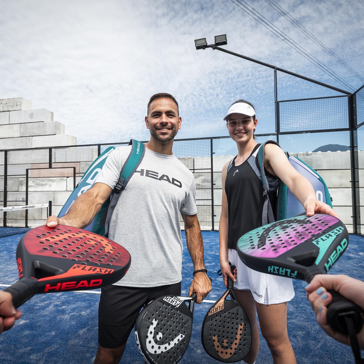 Detalle 2 de HEAD Raquettes de Padel Flash 2023 Menthe/Rose