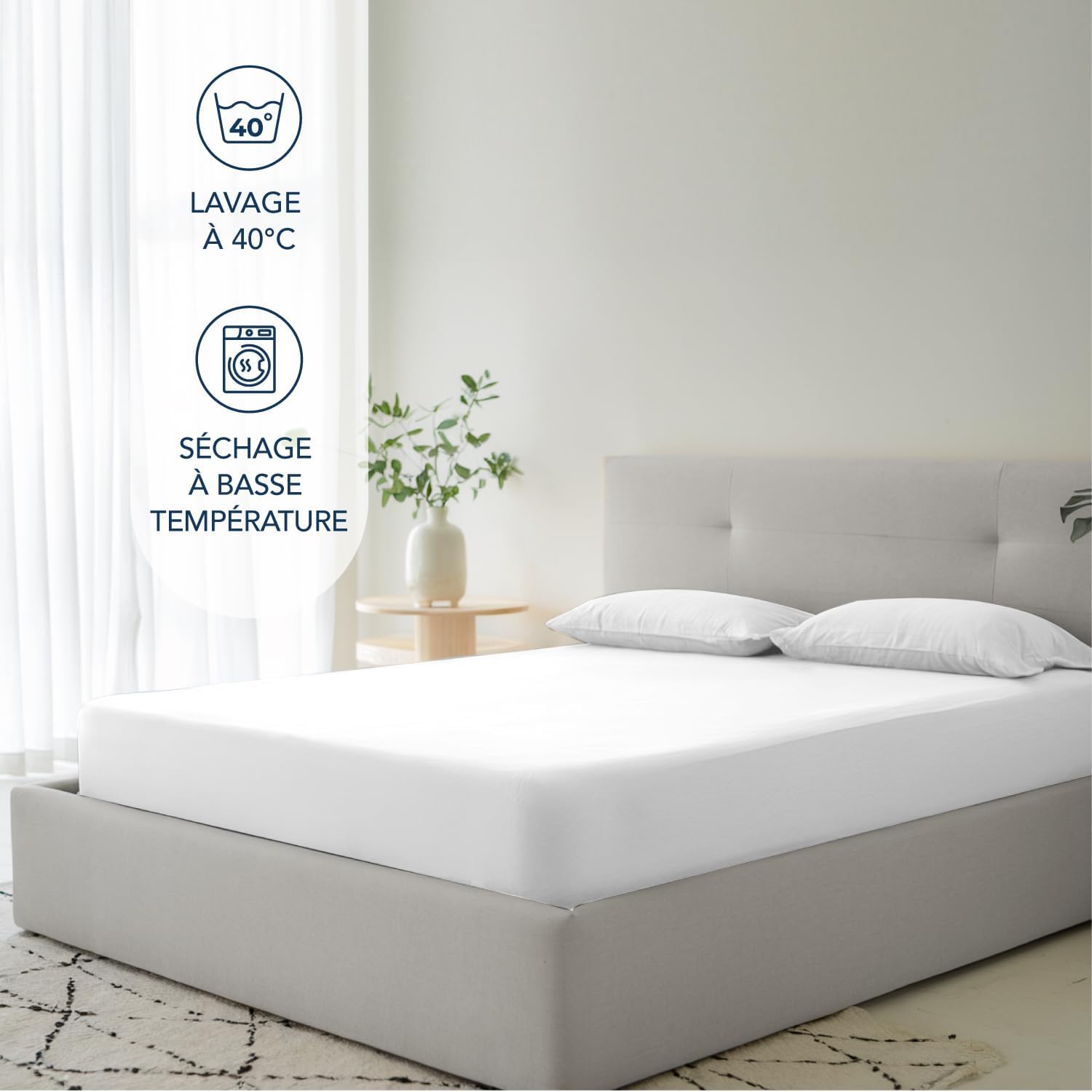 Detalle de Dreamzie drap housse microfibre 180 x 200