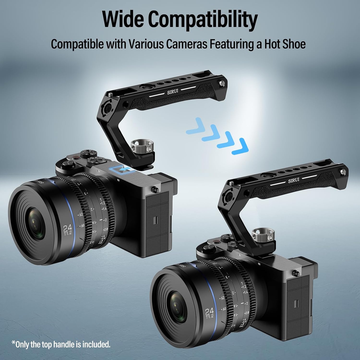 Thumbnail 2 de SIRUI AM-THC Top Handle with Cold Shoe Mount for Camera Cage