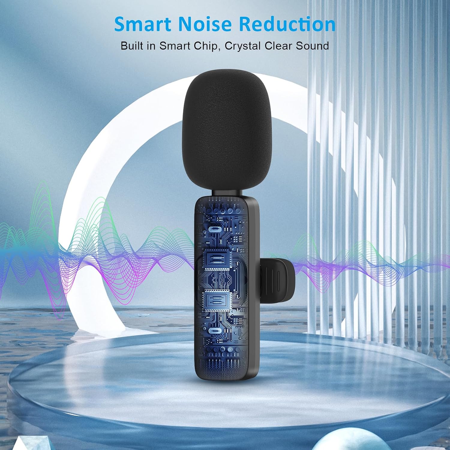 Thumbnail 2 de MAYBESTA Wireless Lavalier Microphone for iPhone, iPad, and Android