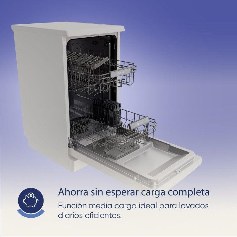 Detalle 2 de Origial LOAD&CHILL 45: Lavavajillas compacto de 45 cm para 10 cubiertos, con 6 programas y secado optimizado