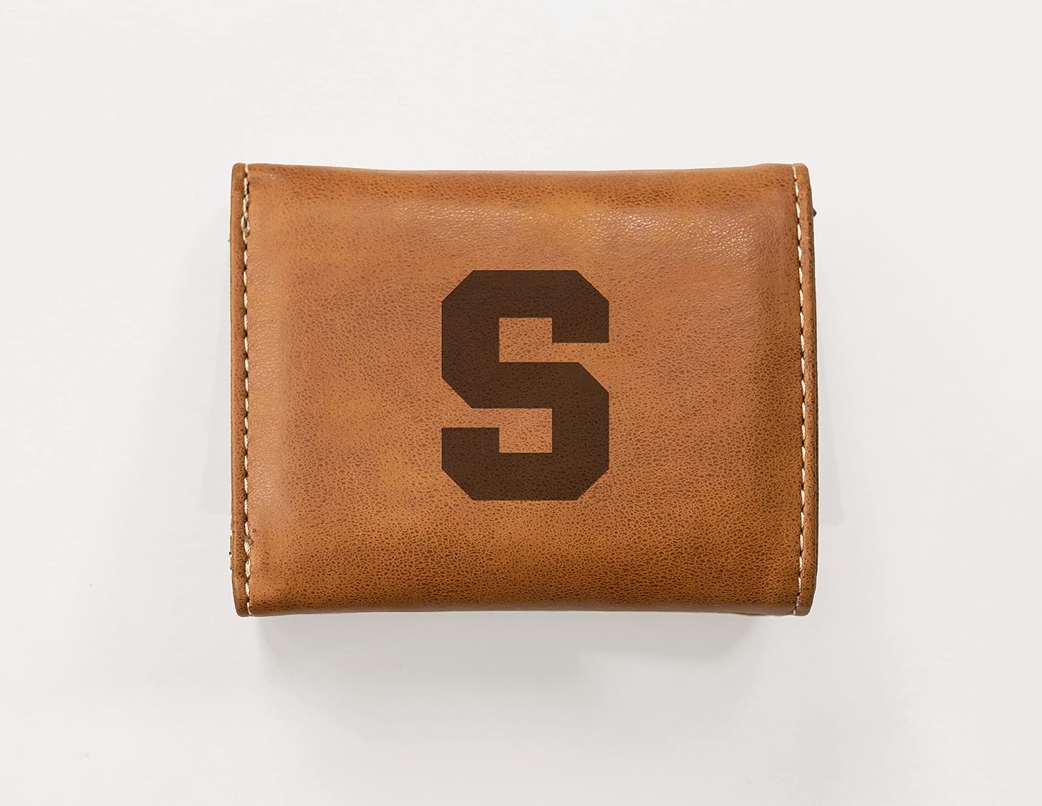 Detalle 2 de NCAA Rico Industries Laser Engraved Trifold Wallet (Men’s Brown Tri-Fold)