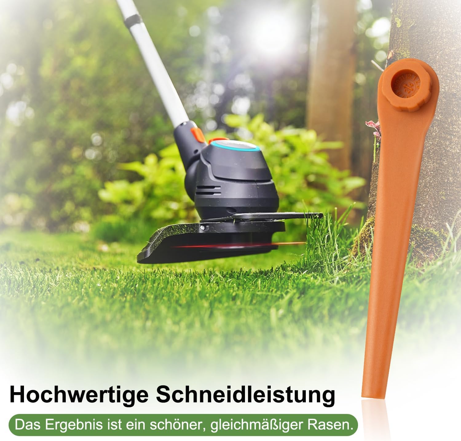 Thumbnail 6 de PA6 Ersatzmesser (100 Stück) für RotorCut, kompatibel mit Gardena Rasentrimmer & Akkutrimmer