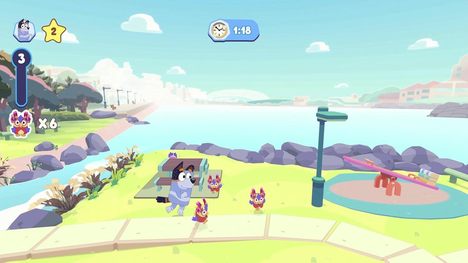 Detalle de Bluey: Das Videospiel für PS5 – interaktive 4 Abenteuer mit Familie, Outright Games