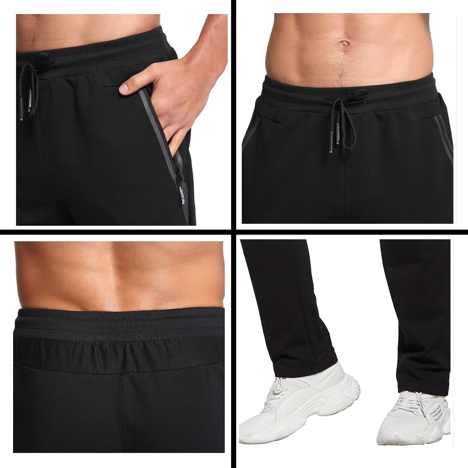Thumbnail 1 de ZOXOZ Pantaloni Sportivi da Uomo in Cotone con Elastico in Vita