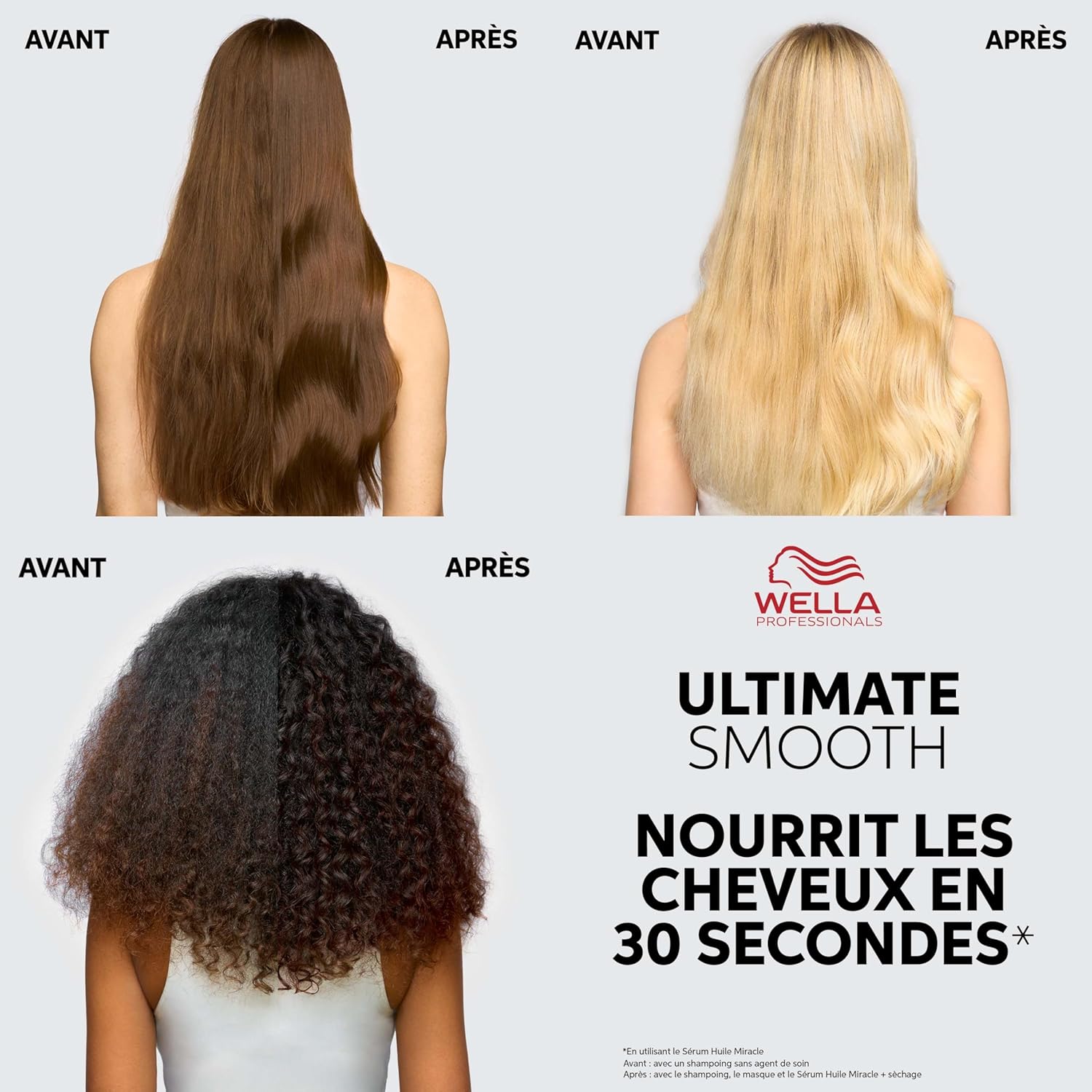 Thumbnail 3 de Wella Professionals ULTIMATE SMOOTH Masque capillaire nourrissant au squalane et à l’oméga-9 (500 ml)