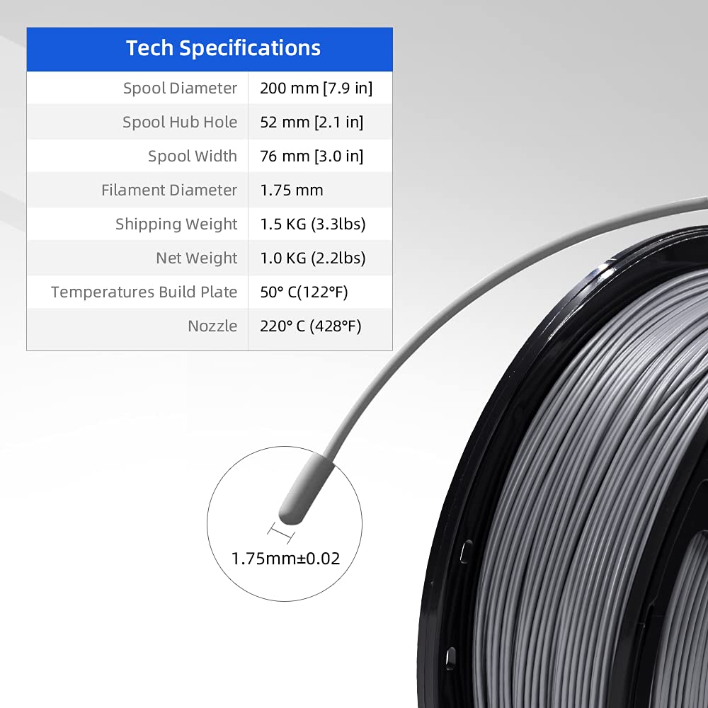 Thumbnail 1 de Flashforge PLA 1.75mm 1kg White