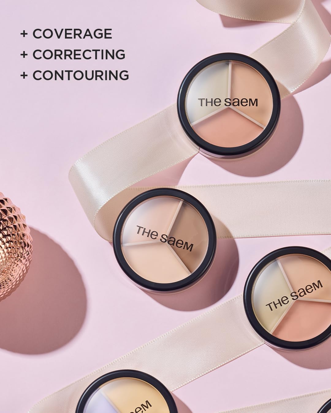 Thumbnail 6 de THESAEM Cover Perfection Triple Pot Concealer 04 Tone Up Beige – una copertura completa con tre tonalità per pelle chiara