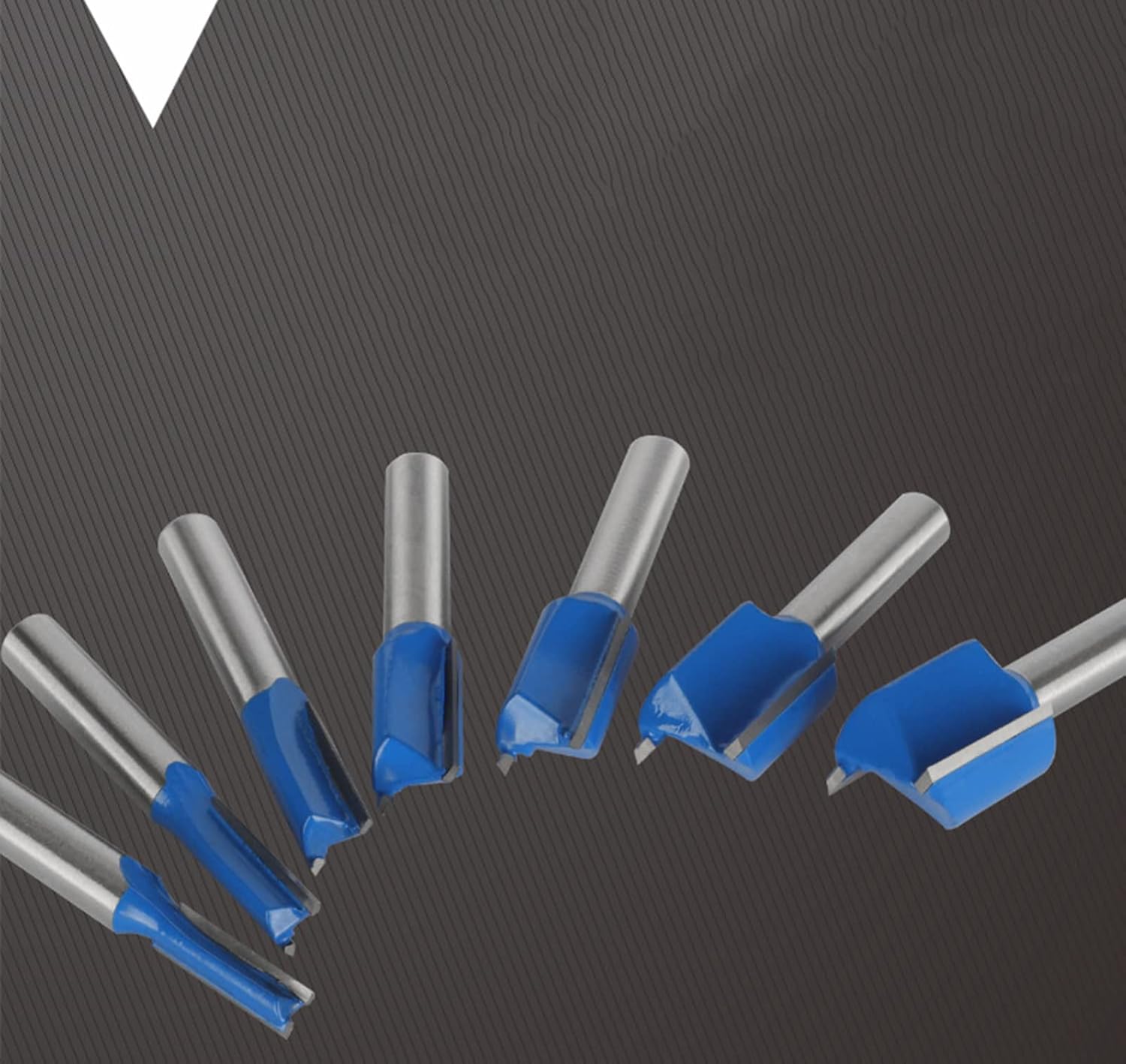 Thumbnail 3 de BIGP BIGP 8 pz fresa a taglienti diritti con gambo da 8 mm (5/6/8/10/12/14/18/20 mm) per canali e lavorazione del legno