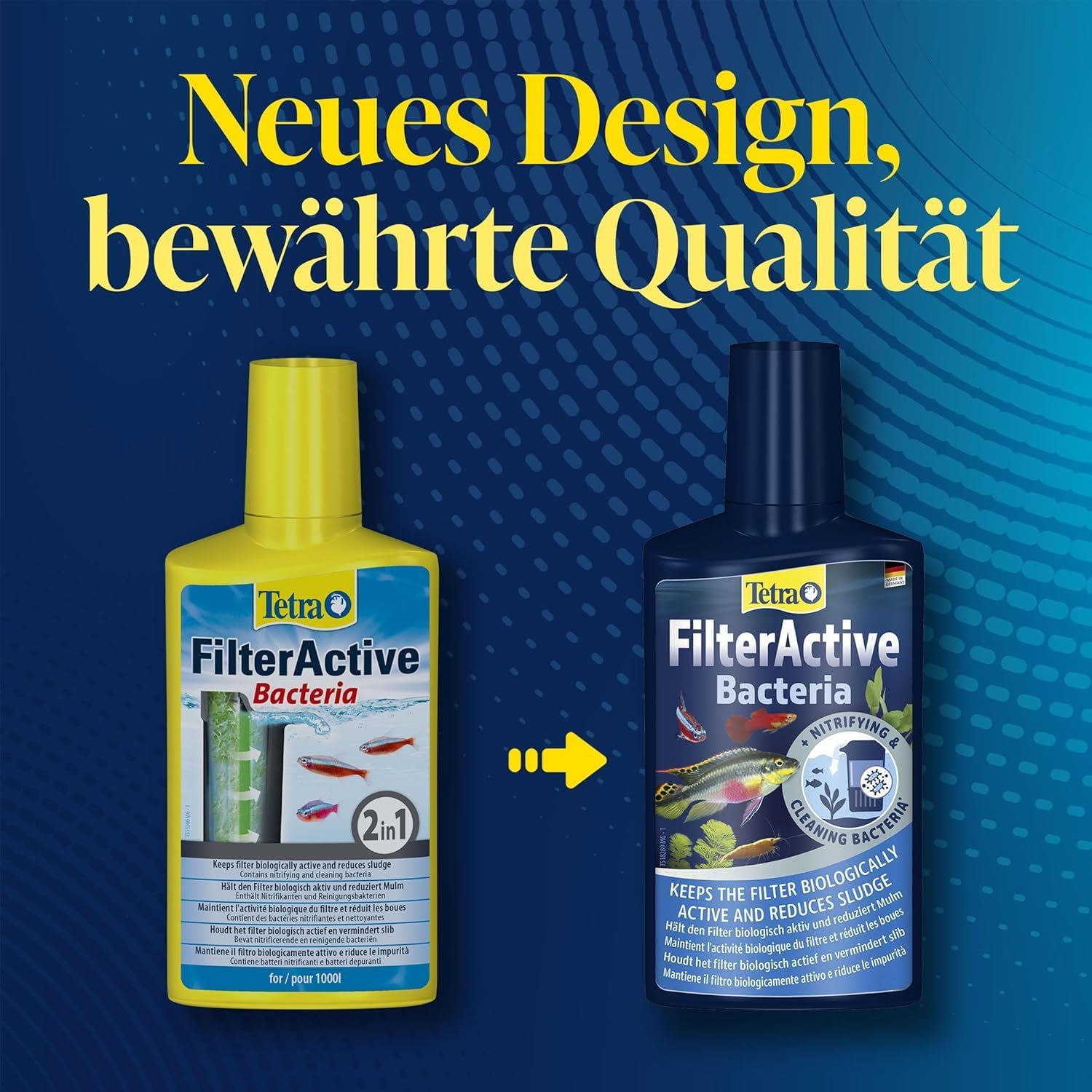 Thumbnail 1 de Tetra FilterActive Bacteria 2in1 – Starterbakterien + Schlammabbau für Süßwasseraquarien (250 ml)