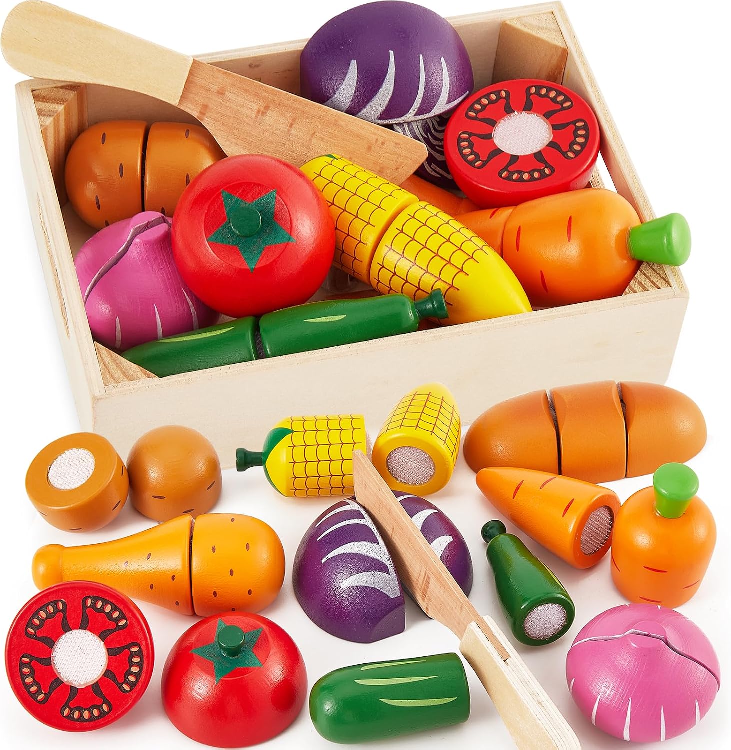 Thumbnail 6 de LINFUN KIDS Fruit Cutting Set for Toddlers 2+