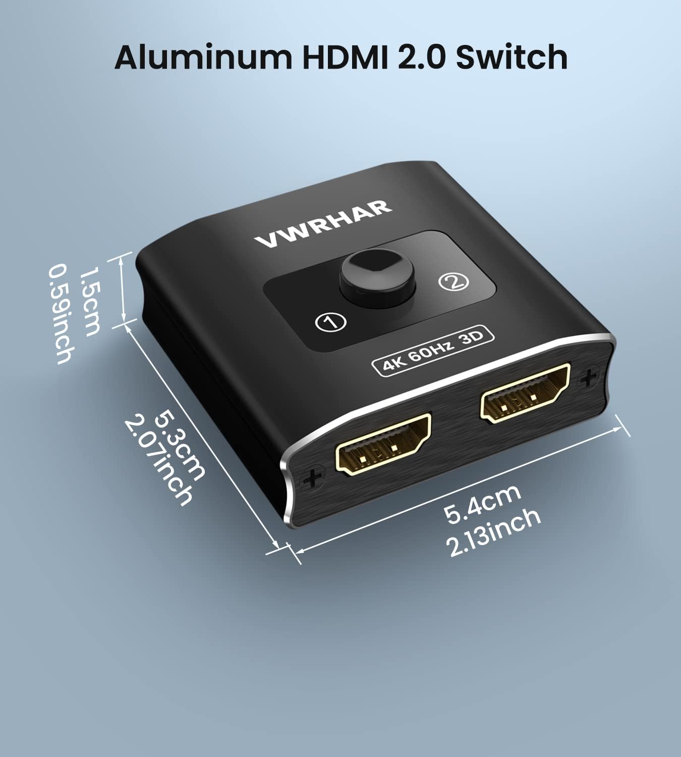 Thumbnail 6 de HDMI Splitter & Switch 4K@60Hz 2 In 1 Out