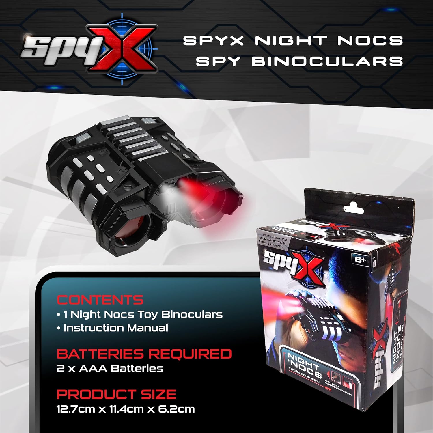 Thumbnail 3 de SpyX Night Nocs Binoculars for Kids