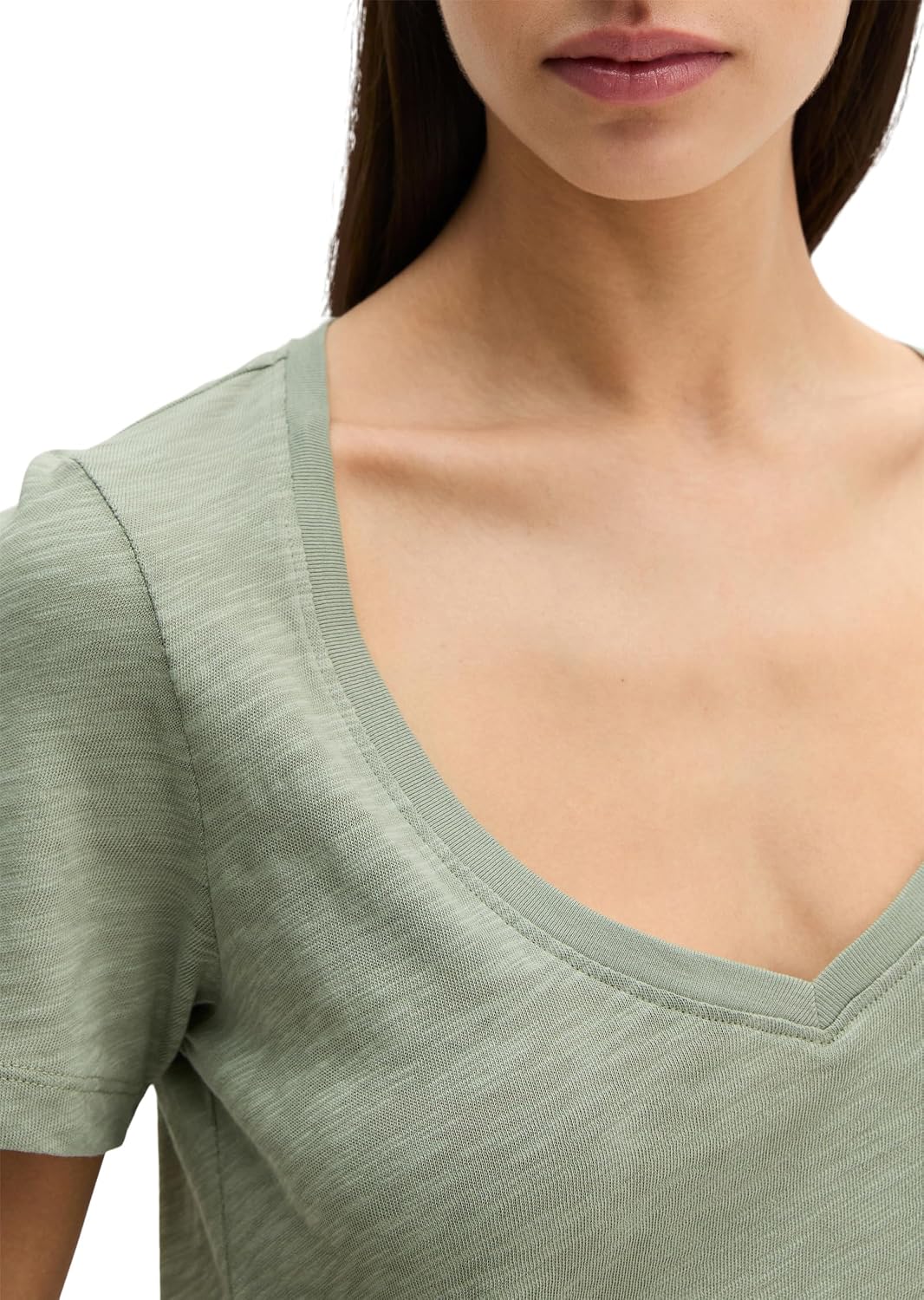 Detalle de Marc O'Polo Damen T-Shirt 603226151139 – praktische Orientierung für den Kauf