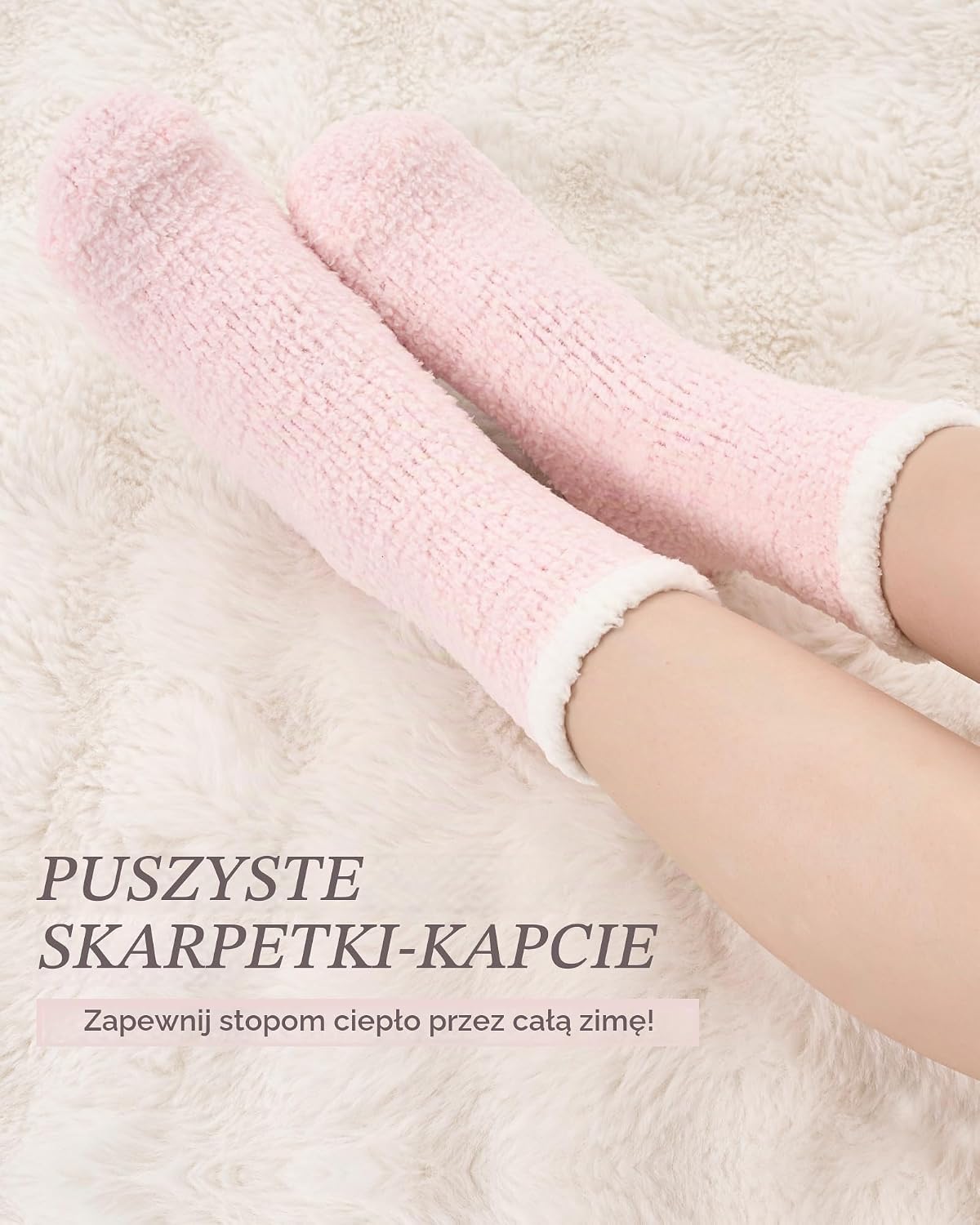 Detalle de Niorasen ciepłe skarpety antypoślizgowe damskie, 6 par, rozmiar 35–42