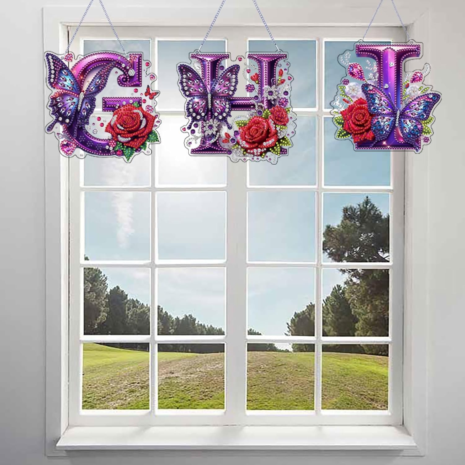 Detalle de Acrylic Diamond Art Hanging Ornament