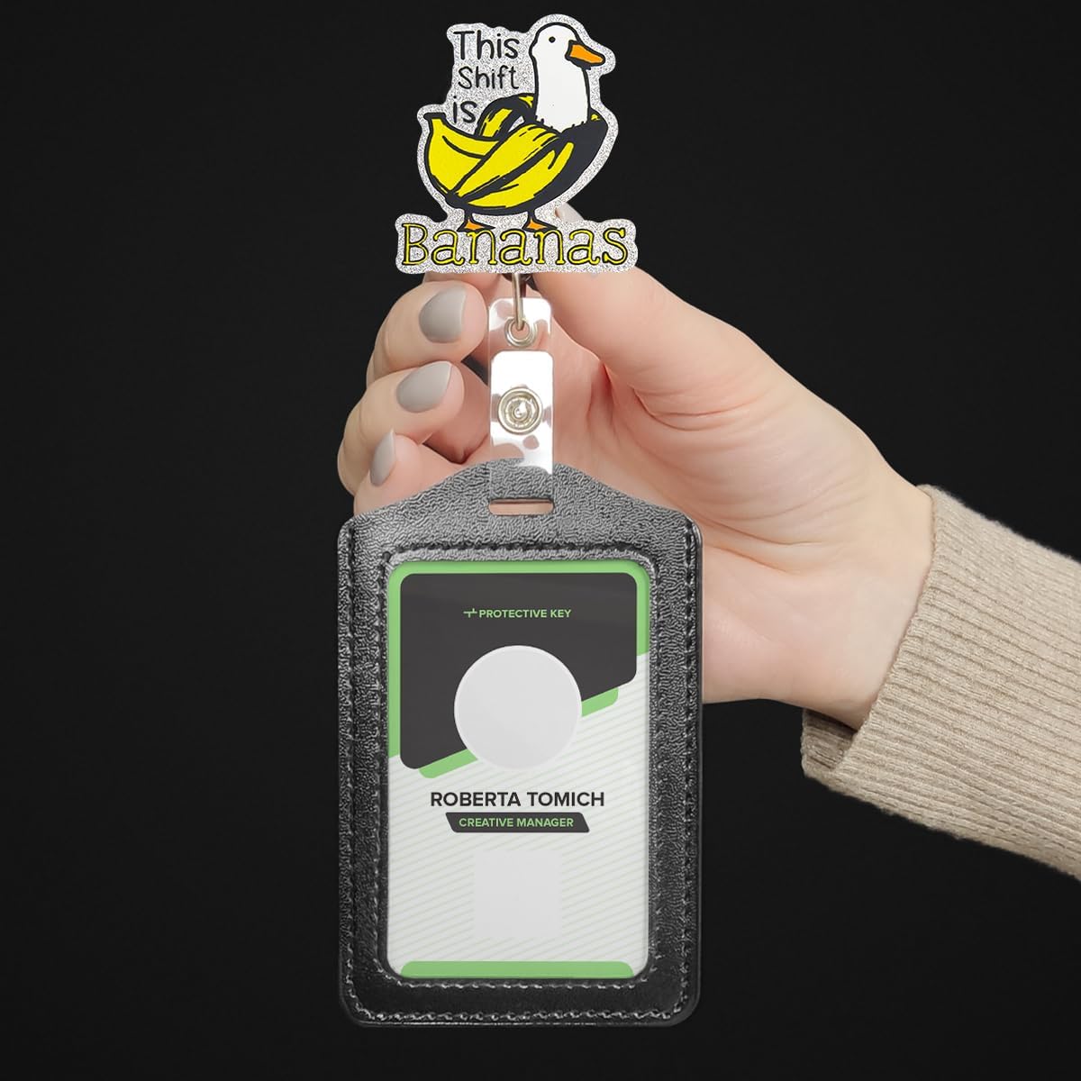 Detalle 2 de Silly Goose Retractable Badge Reel with Nylon Cord