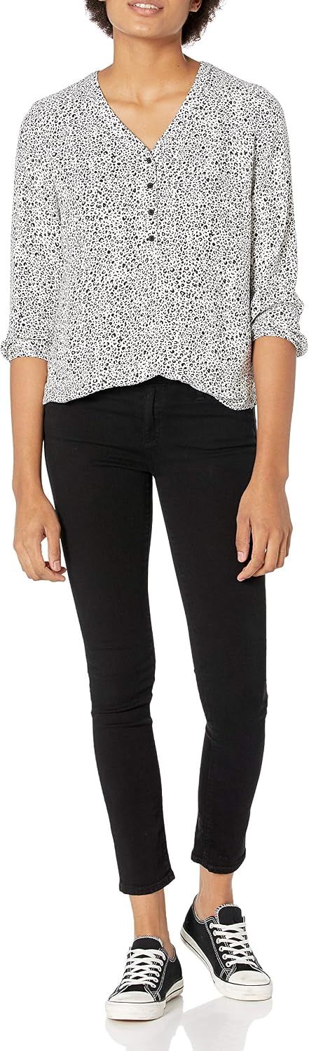 Thumbnail 3 de Amazon Essentials Women's 3/4 Sleeve Pop-Over Shirt