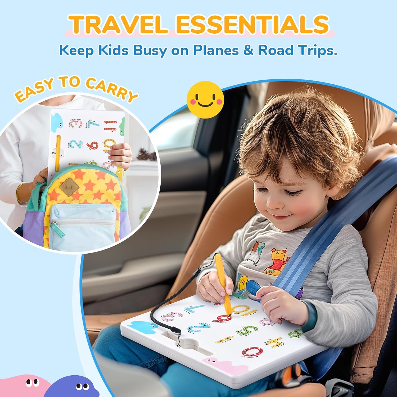 Thumbnail 2 de JoyCat Double-Sided Magnetic Number Tracing Board (1-20): 2-in-1 Learning Tool for Toddlers and Preschoolers