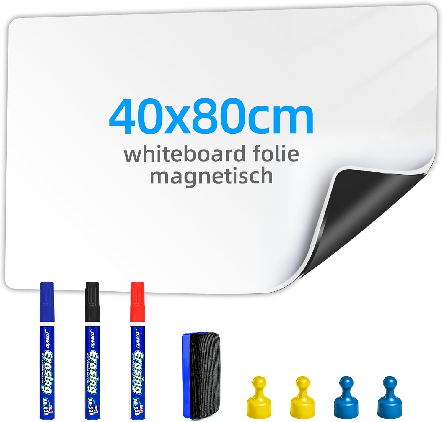 Magnetisch Whiteboard Folie 40 × 80 cm