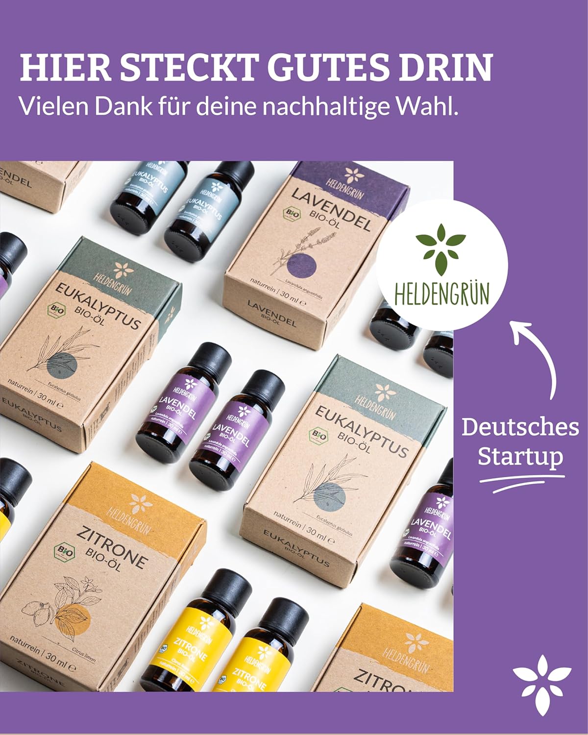 Thumbnail 5 de Heldengrün BIO Lavendelöl aus Echtem Lavendel